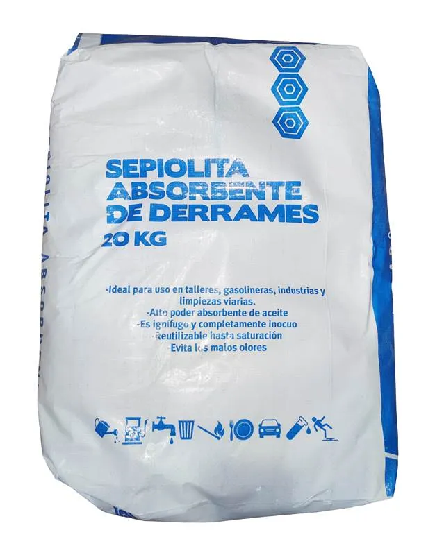 SEPIOLITA 20/80 SACO RAFIA 20KG ENVAS AZUL