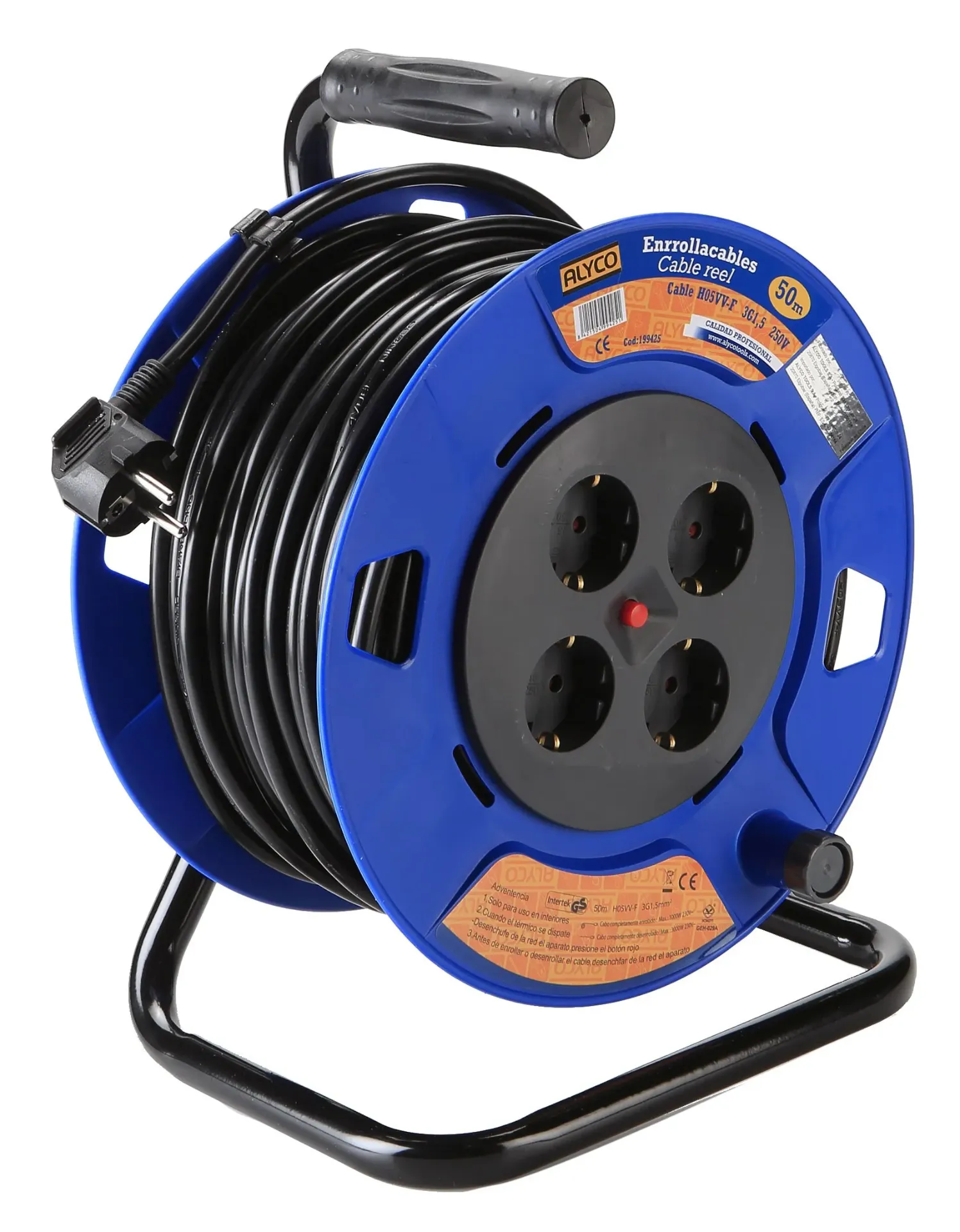 ALYCO ENROLLACABLES 25M cable 3x1,5 IP20