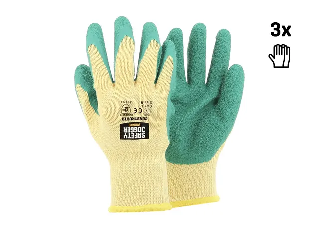SJ GUANTE CONSTRUCTO 3243X LATEX/ALGODON