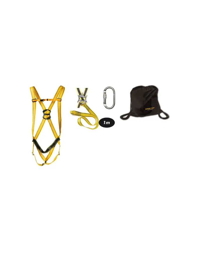 [ELBRUS51] SAFETOP ELBRUS 51, kit 80050+eslinga 1 m+mosquetón 80112J+80124