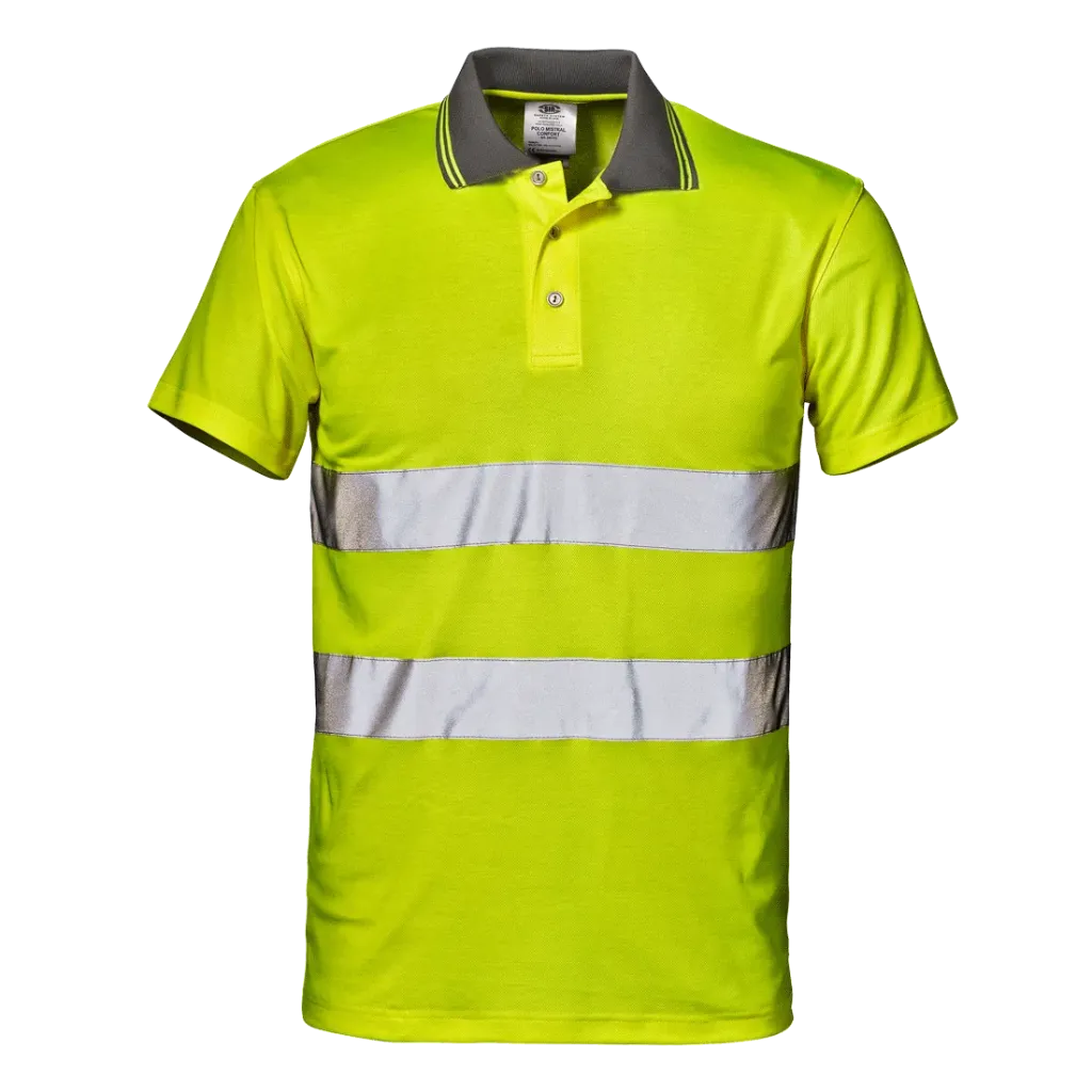 SIR POLO MANGA CORTA A.V MISTRAL CONFORT (AMARILLO FLUOR, S)