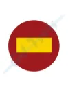 CVT Señal bolsa plástico 70X70 nº 1 DIRECCION PROHIBIDA