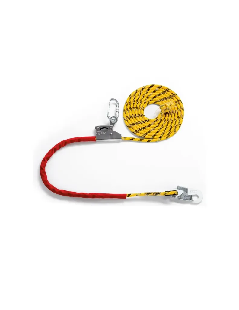 [80240] SAFETOP CUERDA 3 m, de posicionamiento con altochut y mosquetones