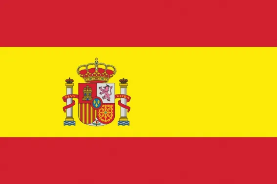 [A2006] BANDERA EXTERIOR ESPAÑA 210X140CM C/anillas para mastil