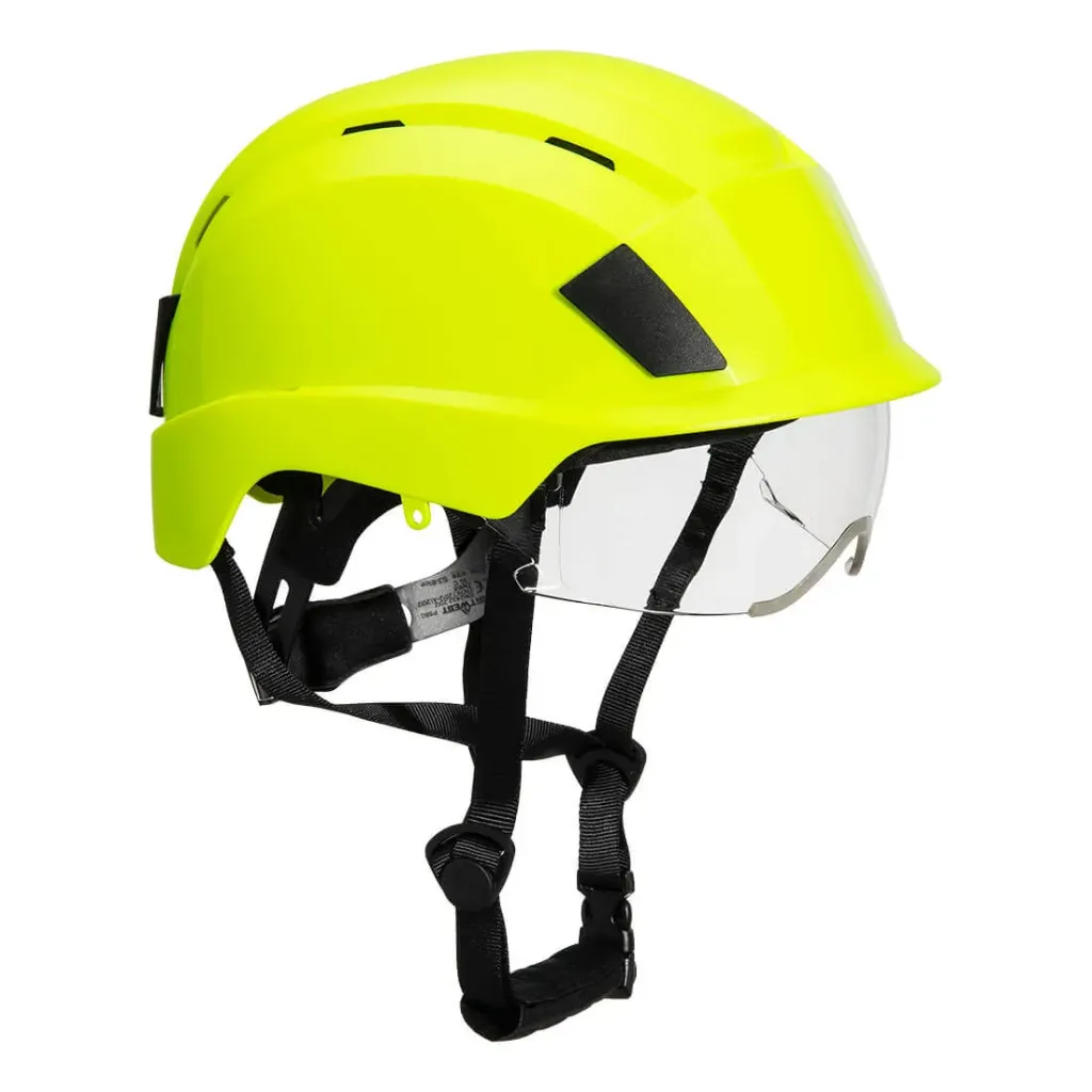 PW CASCO ENDURANCE CON VISOR (AMARILLO FLUOR)