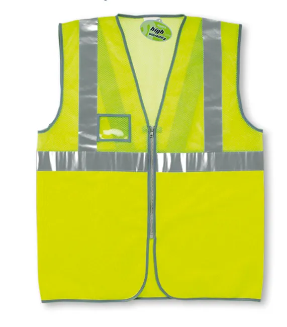 MARCA Chaleco A.v  malla 120 gr con identificador + cremallera 288VFCMYF SHINE (S)