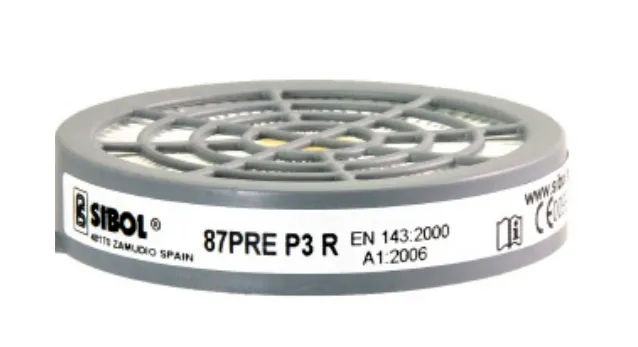 SIBOL Prefiltro 87 P3 R para máscara FITMASK P87
