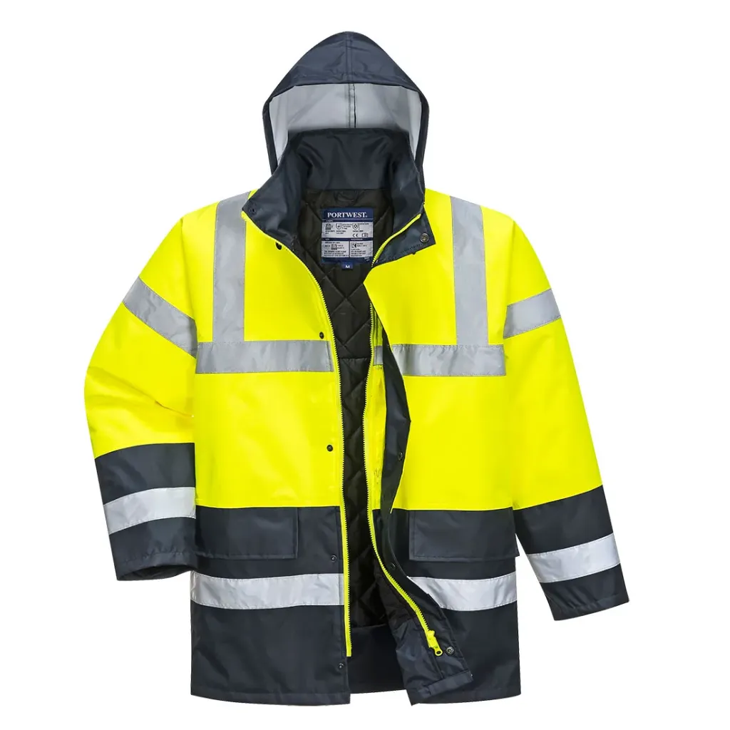 PW S466 - Parka de alta visibilidad Contrast Traffic (S)