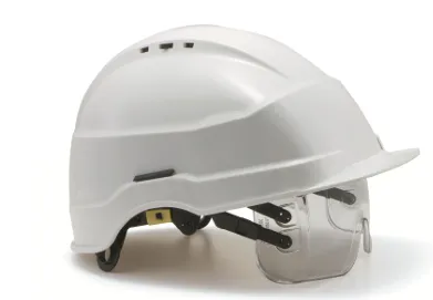 SIBOL CASCO IRIS II CON GAFAS INTEGRADAS BLANCO +BARBUQUEJO 4 PUNTOS+PORTANOMBRE+ PERSONALIZACION