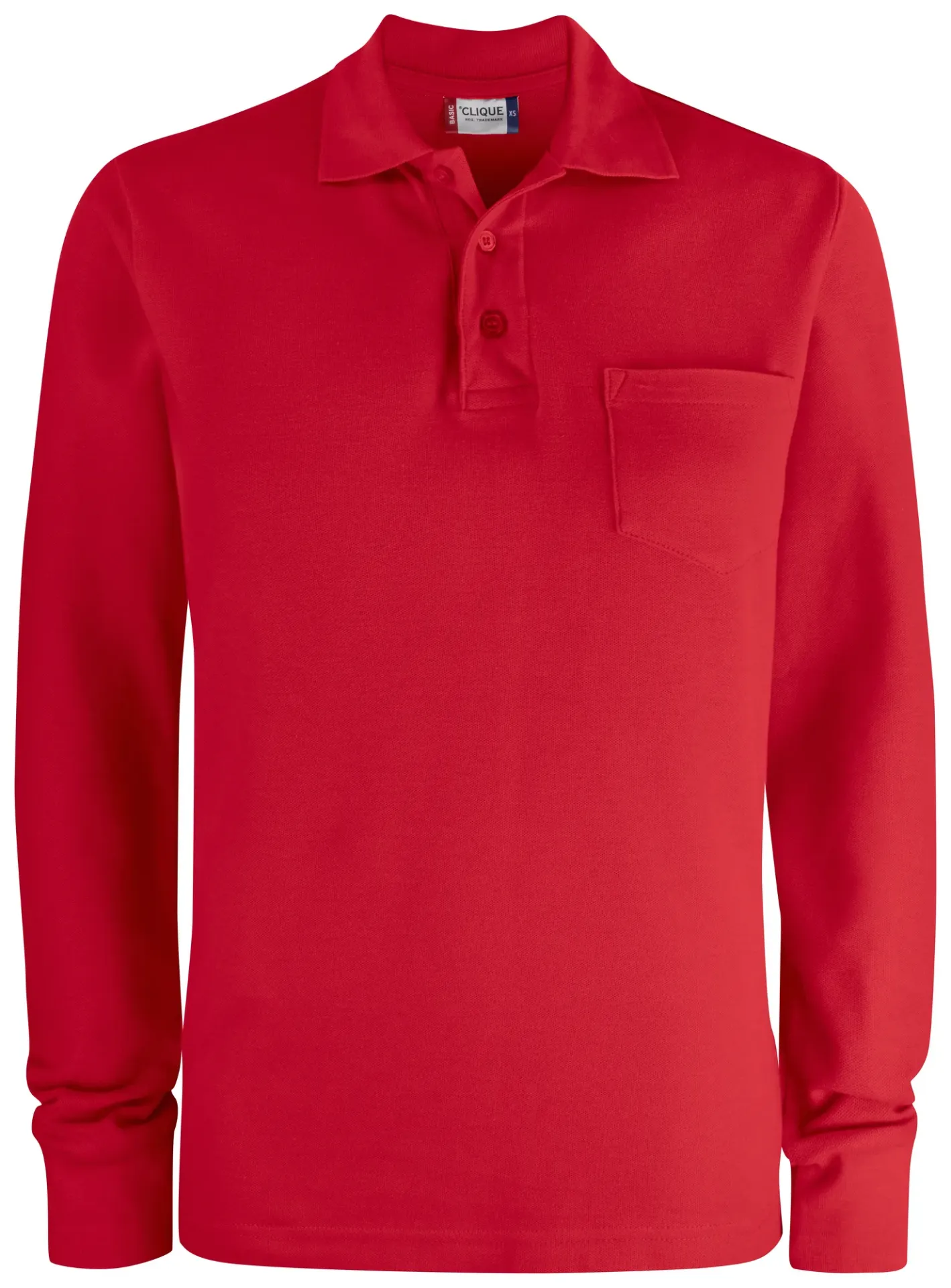 CLIQUE POLO ALGODON MANGA LARGA C/BOLSILLO 190grs